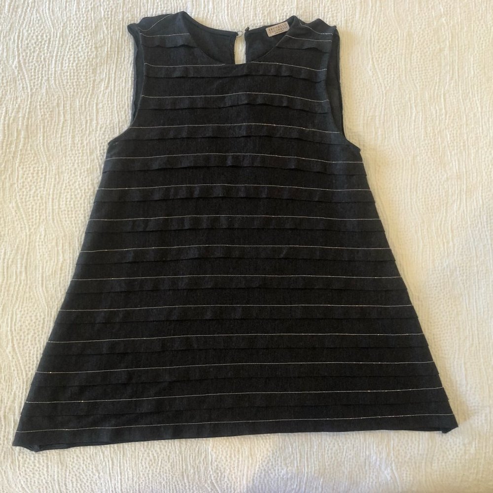 Brunello Cucinelli Gray Sleeveless Top